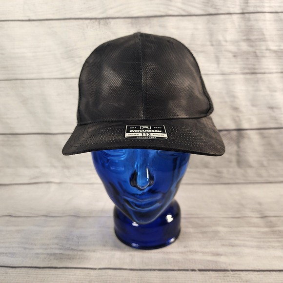 Richardson Other - Richardson 112P Trucker Hat Mens Black Kryptek Typhon Camo Mesh Snapback Cap NEW
